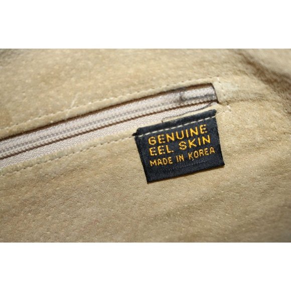 Soft Leather Bag Tan Classic Satchel Handbag Vintage Accessory - Picture 4 of 6